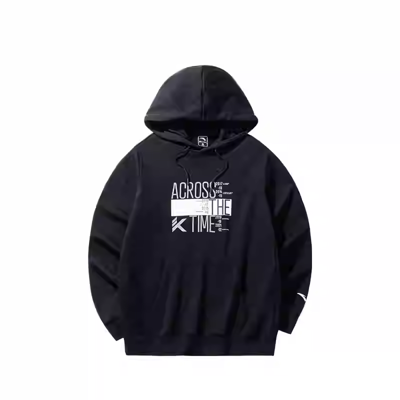 ANTA Anta Basketball Collection Sweatshirt Men's Basic Black
