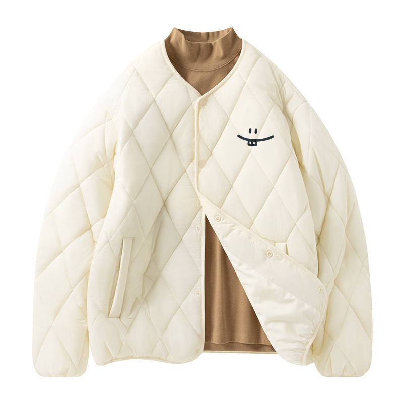 MINISO MINISO Puffer Jackets Unisex Collarless Moderate Quilted Padded Jacket