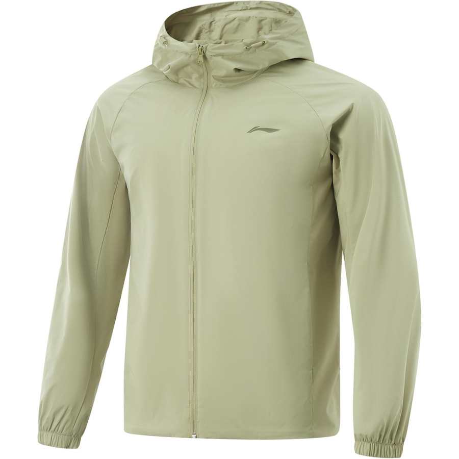 Li-Ning Li Ning Fitness Series Trench Coat Men's Pawn Leaf Green