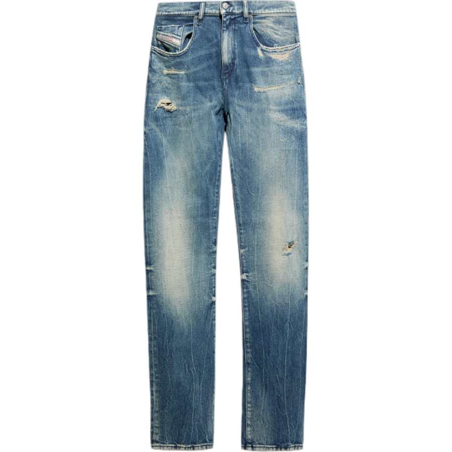 DIESEL Diesel 2019 D Strukt Distressed Jeans