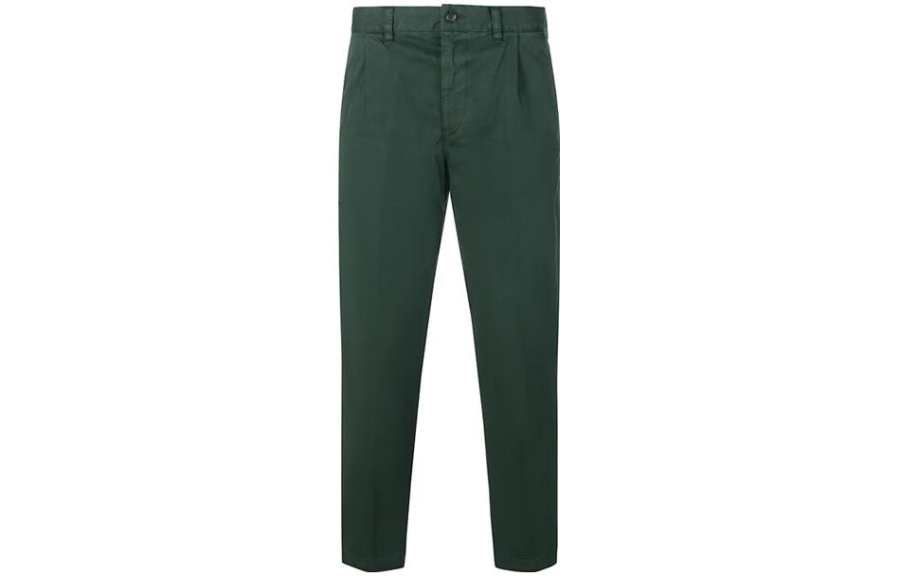 HUGO BOSS Casual Pants Men's Water Duck Green Moderate Tapered Pants