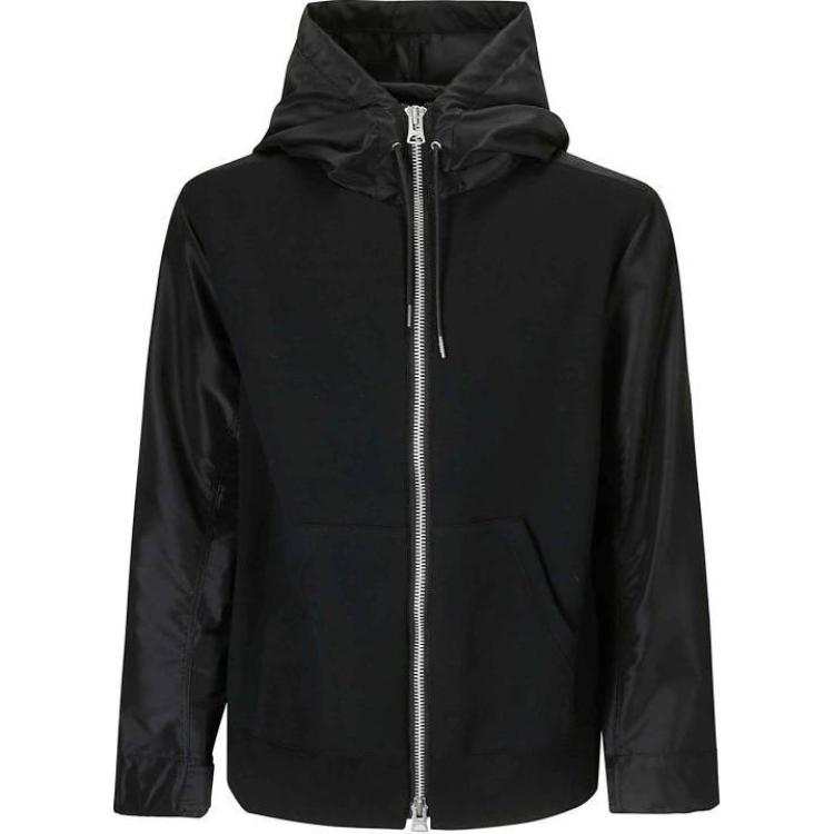 Sacai Nylon Twill X Sponge Sweat Hoodie