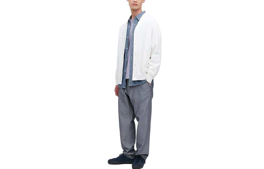 UNIQLO Casual Pants Men's Dark Blue