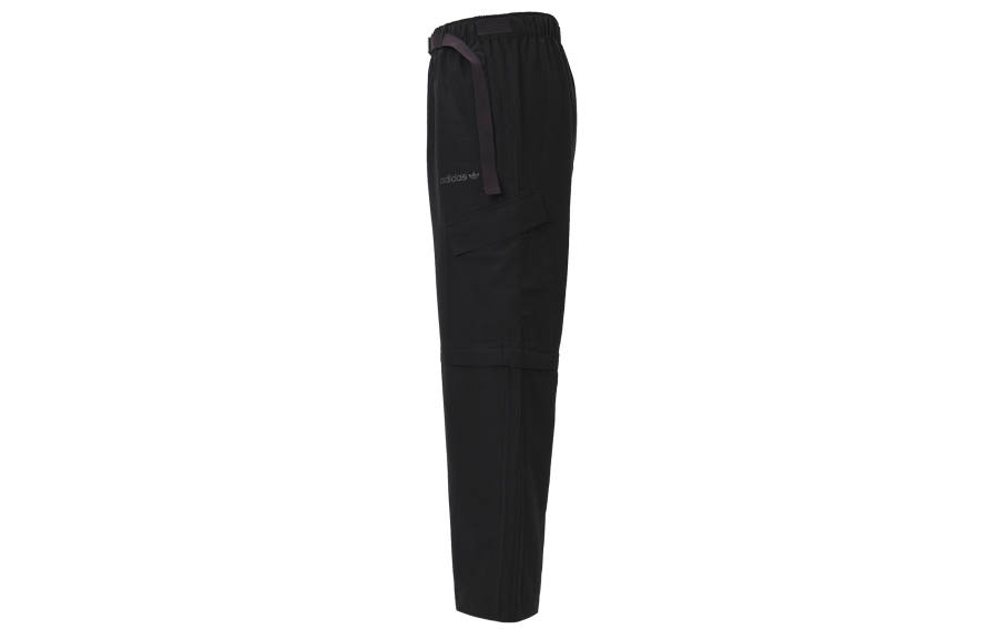 Adidas Originals Zip off Pants Knitted Sweatpants Men's Black