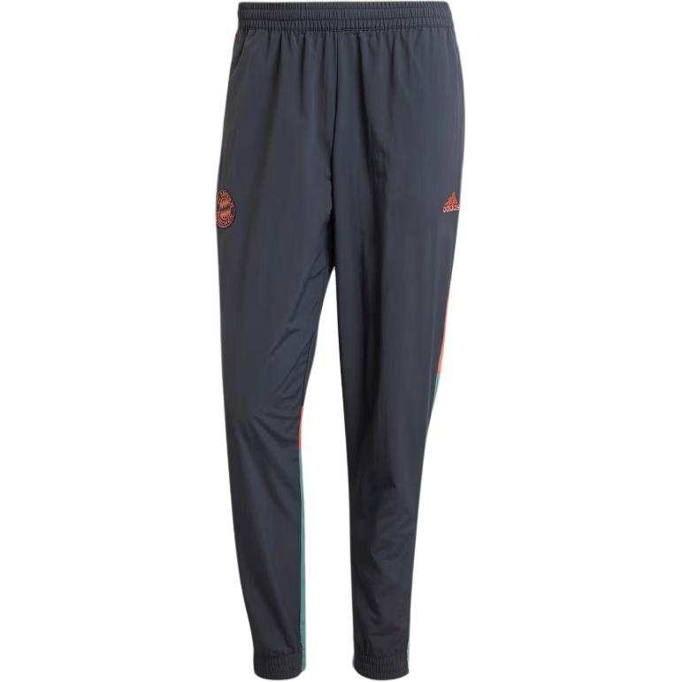 Adidas Adidas FC Bayern SEASONAL TRACK TRACKSUIT BOTTOMS Knitted Sweatpants Men's Gray