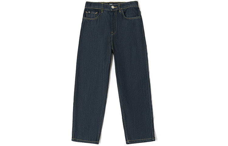Lee Jeans Women's Dark Blue Moderate Straight Fit Pants
