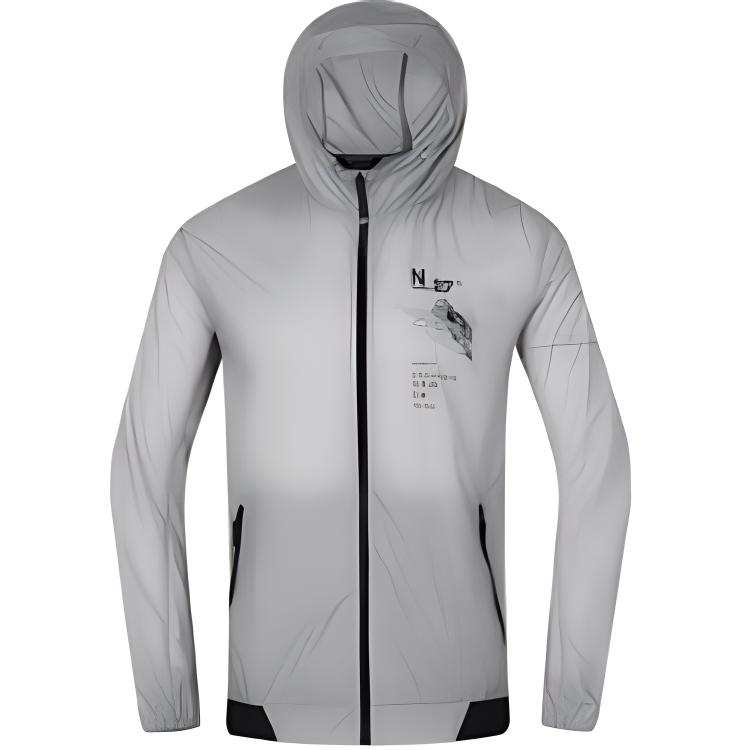 TOREAD Sun Protection Clothing Men's Bright Gray