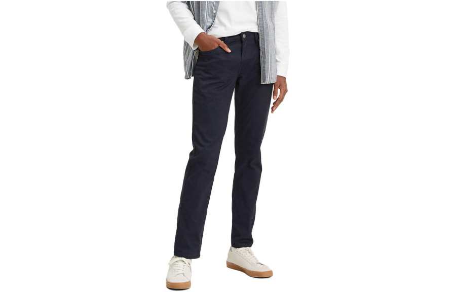 Levis Casual Pants Men's Dark Blue Moderate Straight Fit Pants