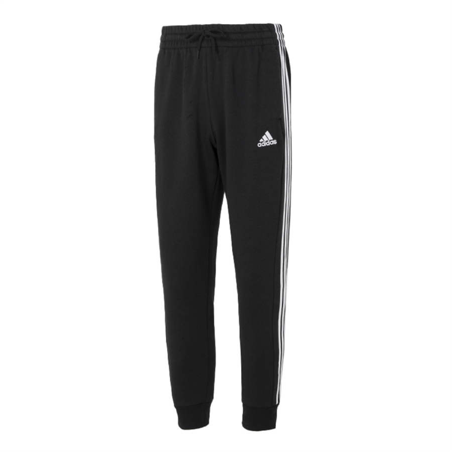 Adidas Adidas Fleece Lined Thermal Vintage Running Shoes Knitted Sweatpants Men's Black