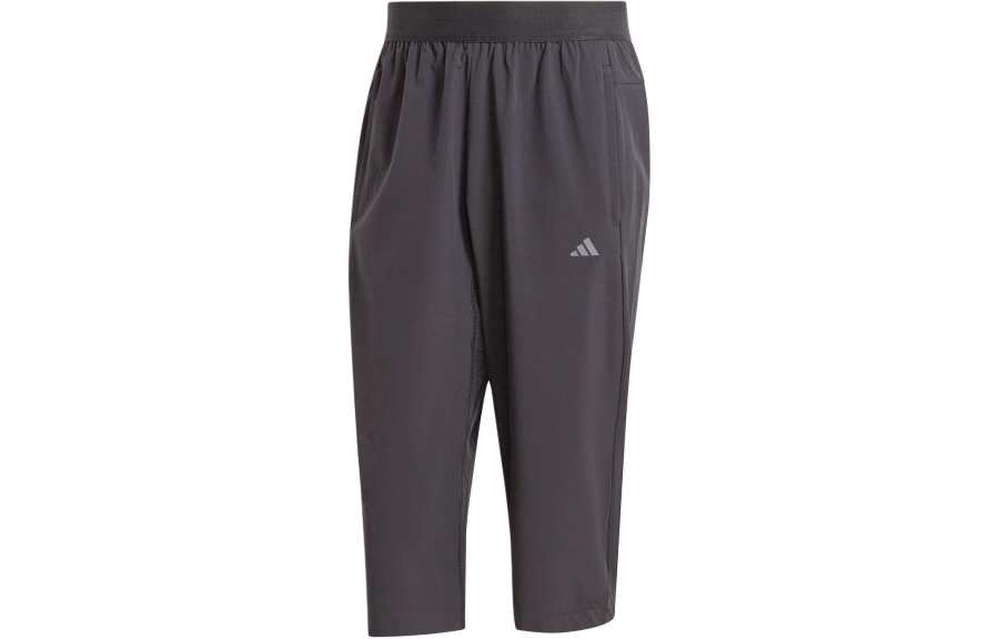 Adidas Adidas Farm Rio Yoga 3/4 Pants Knitted Sweatpants Men's Black