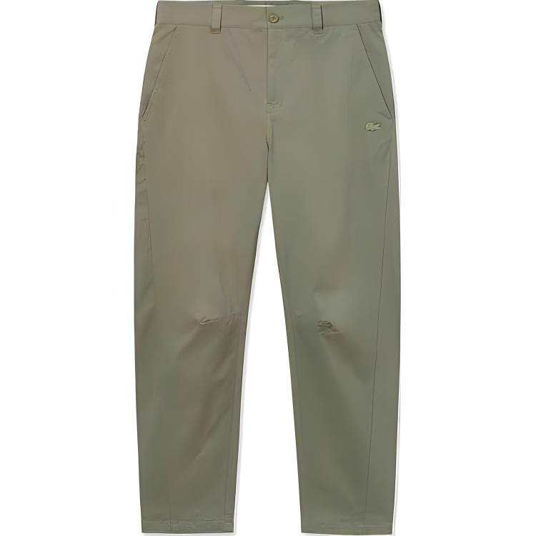 LACOSTE Casual Pants Men's Army Green