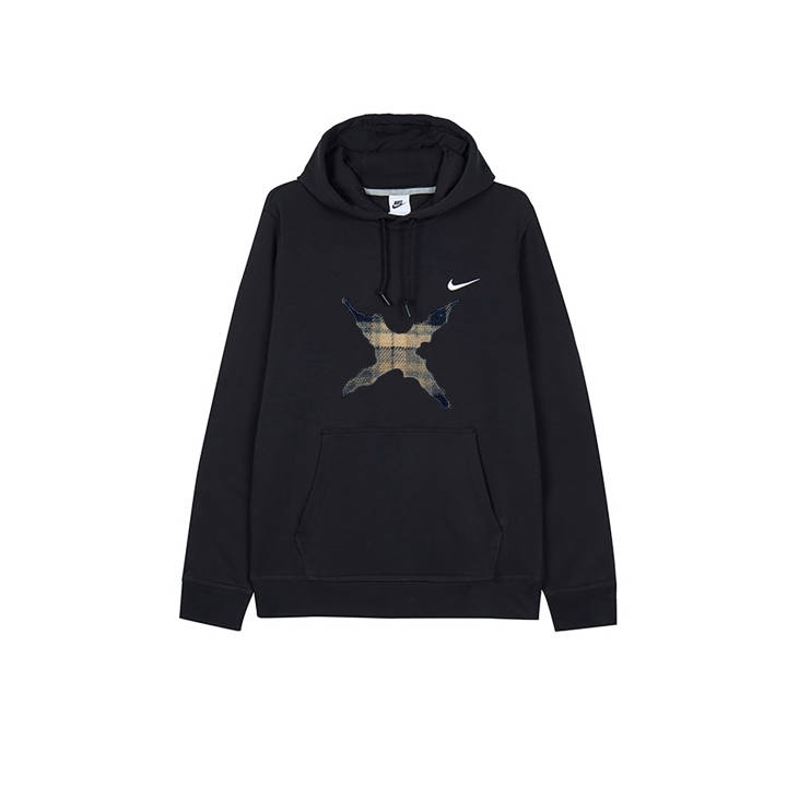 Nike Nike Sweatshirts Men's Black Hooded Moderate Regular