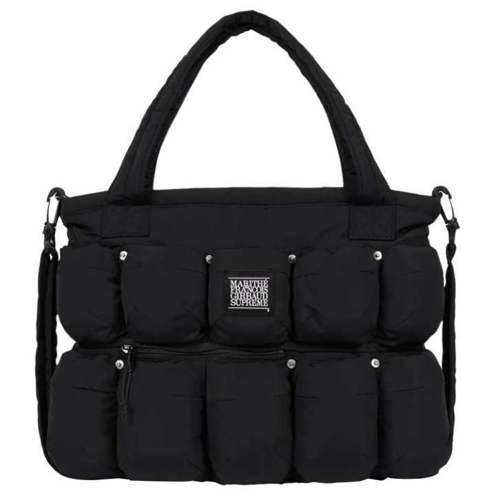 Supreme Supreme X MARITHE FRANCOIS GIRBAUD Collaboration Polyester Tote Bag, Shopping Bag, Shoulder Bag, Handbag Unisex Black