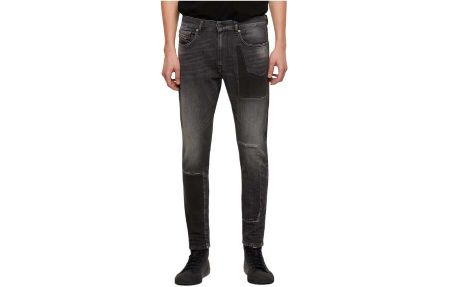 DIESEL Jeans Men's Black Moderate Slim Fit Pants