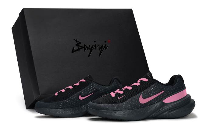 Nike Nike Uplift SC Slip Resistant Abrasion Resistant Low top Running Shoes Unisex Black Barbie Pink