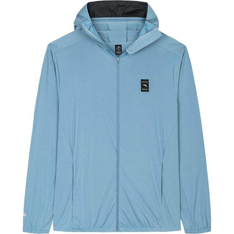 Anta Variety Training Collection Breathable UV Protection Sun Protection Clothing Men's Sky Blue