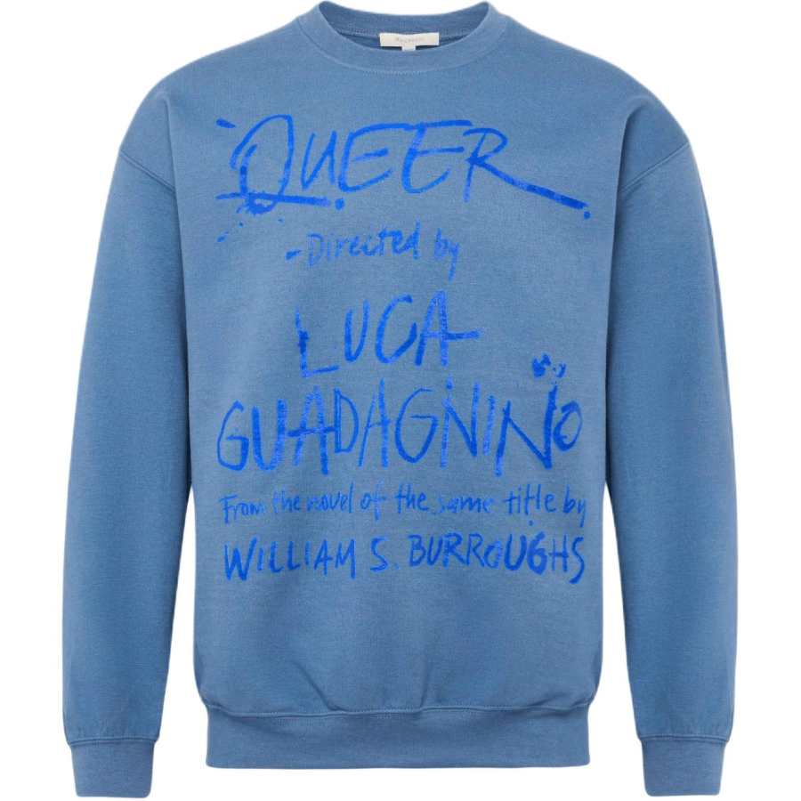 JW Anderson Queer Sweatshirts Unisex Blue Crew Neck Moderate Regular