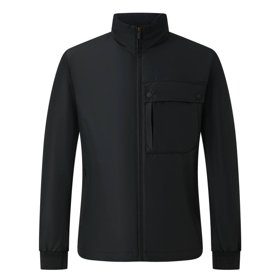 SEPTWOLVES SEPTWOLVES Puffer Jackets Men's Stand Collar Thin Cargo Puffer Jacket