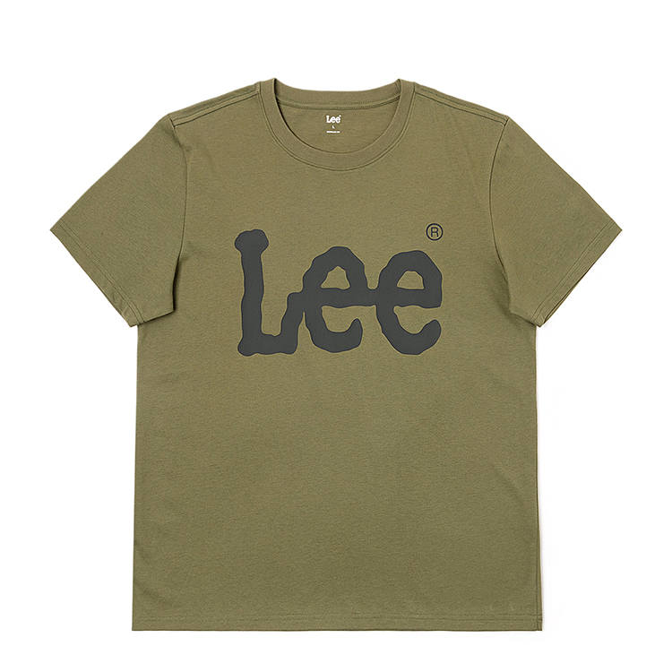 Lee Lee SS25 T Shirt Men's Olive Green