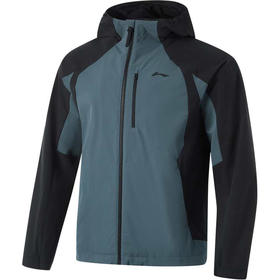 Li-Ning Li Ning Fitness Series Trench Coat Men's Snail Dark Cyan/Black