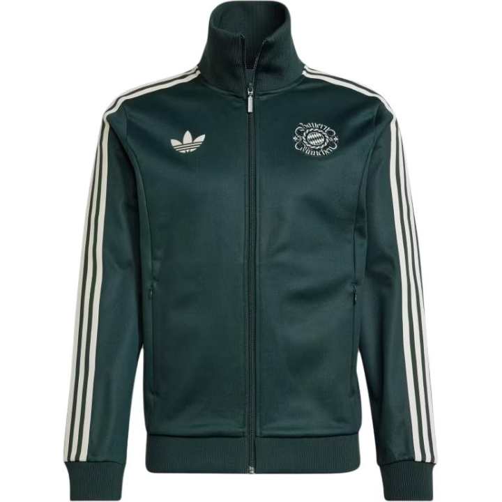 Adidas Adidas Bayern Munich Black Jacket Men's Dark Shadow Green