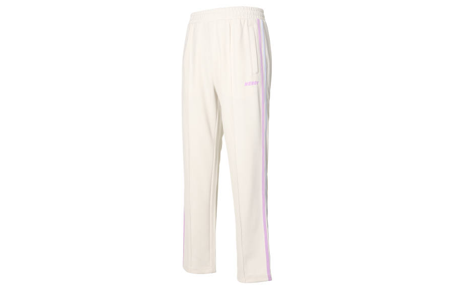 Nerdy Casual Pants Unisex Cream Moderate Straight Fit Pants