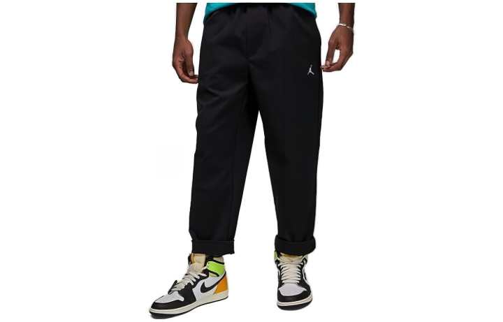 Jordan Jordan Casual Pants Men's Black Moderate Wide Leg Pants