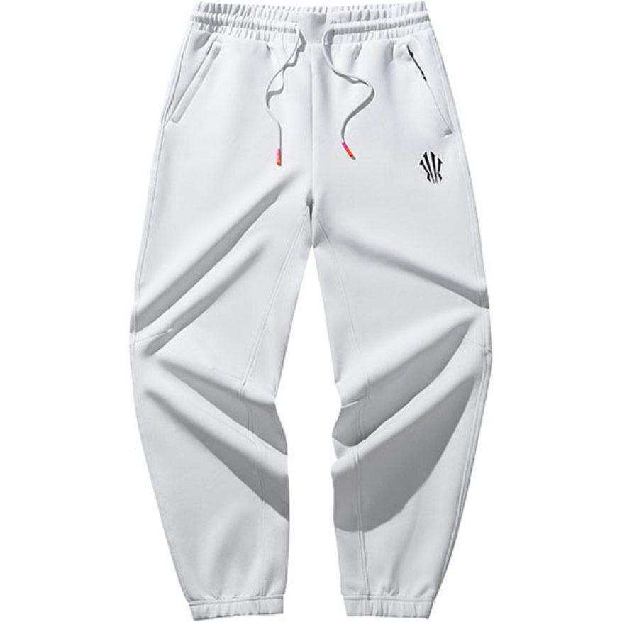 Anta Basketball Collection Knitted Sweatpants Unisex Beige Pink Gray