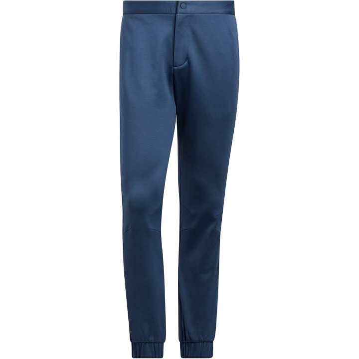 Adidas Adidas COLD.RDy JOGGER PANTS Solid Color Golf Fleece Lined Mid Rise Elastic Cuff Knitted Sweatpants Men's Navy Blue