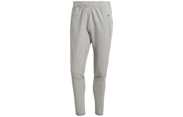 Adidas Adidas Casual Pants Men's Gray Moderate Straight Fit Pants