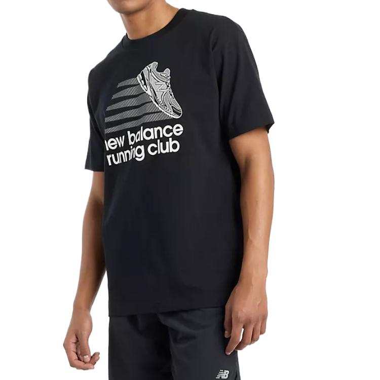 New Balance New Balance Running Club T Shirt Men's Black