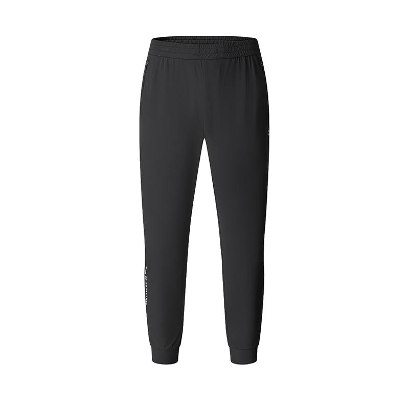 FILA Knitted Sweatpants Men's Dark Current Black