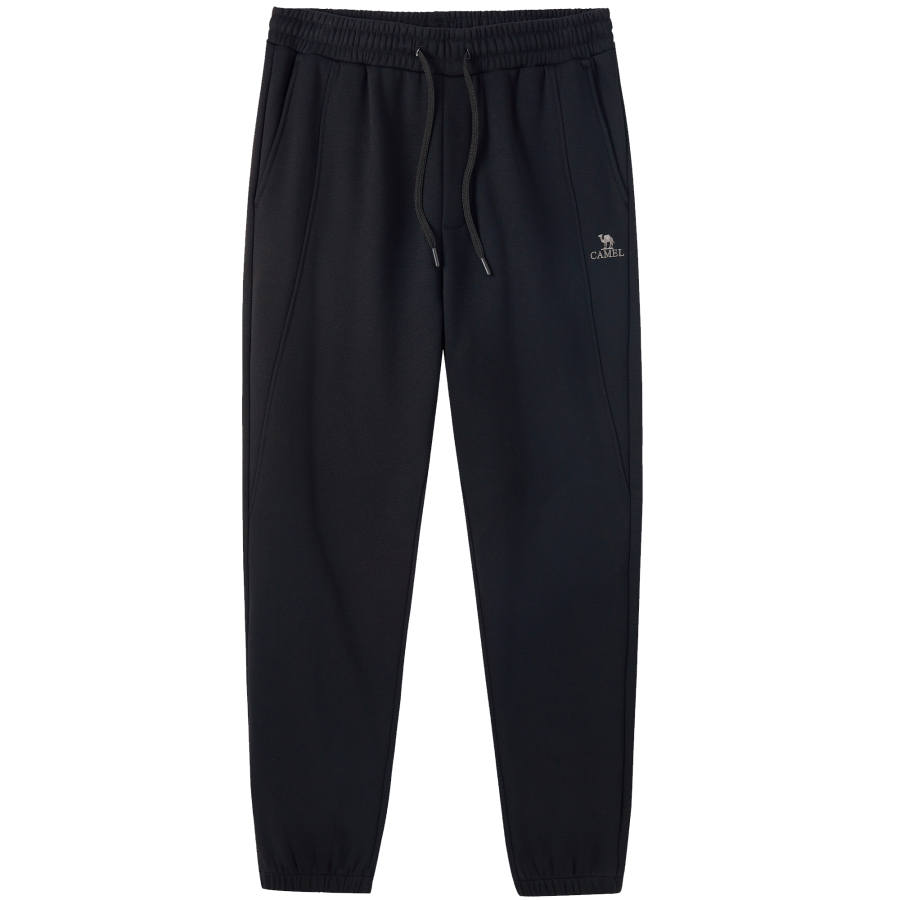 CAMEL Thermal Polar Fleece Lining Elastic Cuff Warm Fleece Like Sweatpants Saron Skin Friendly Soft Knitted Pants Men's