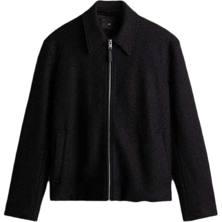 H&M H&M Jackets & Coats Men's Black
