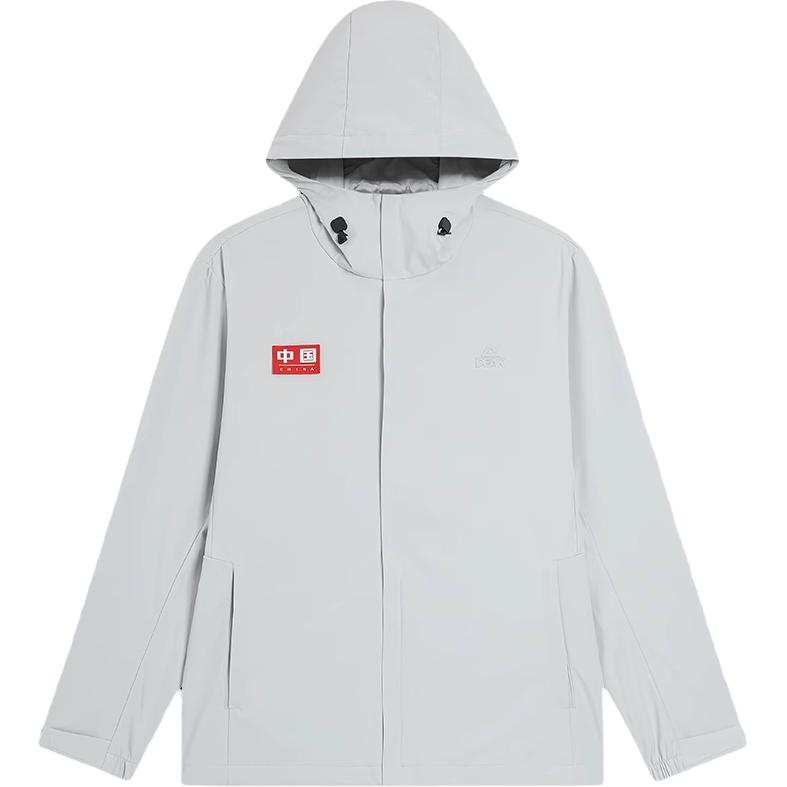 PEAK PEAK China Collection Trench Coat Men's Light Silver Gray