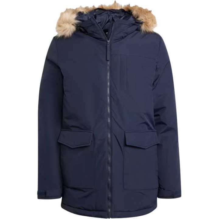 Adidas Adidas Clothing Parka Coats Men's Blue Hooded Moderate