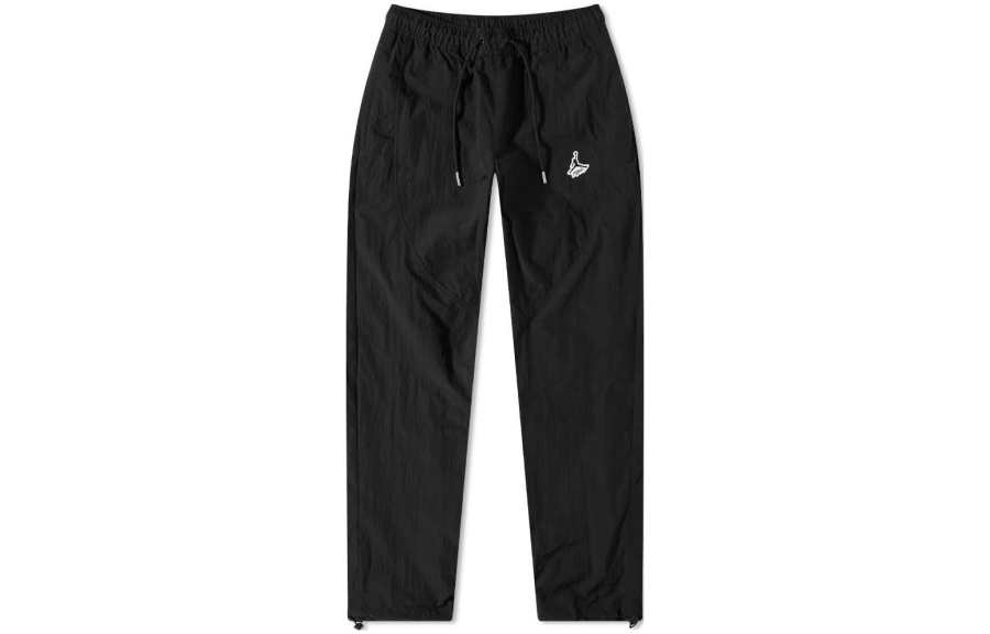 Jordan Jordan Flight Casual Pants Men's Black Moderate Straight Fit Pants