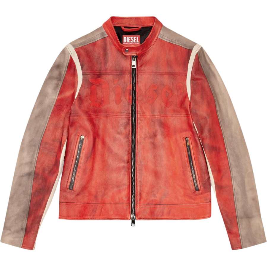DIESEL Diesel L-Ruscha leather jacket