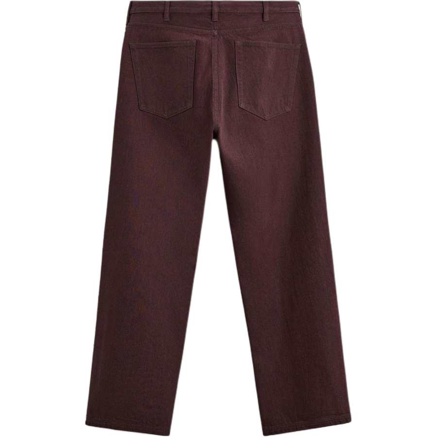 ZARA Jeans Men's Dark Red Color Moderate Straight Fit Pants