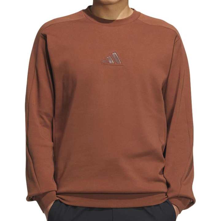 Adidas Adidas Sweatshirts Men's Brown Crew Neck Moderate Other