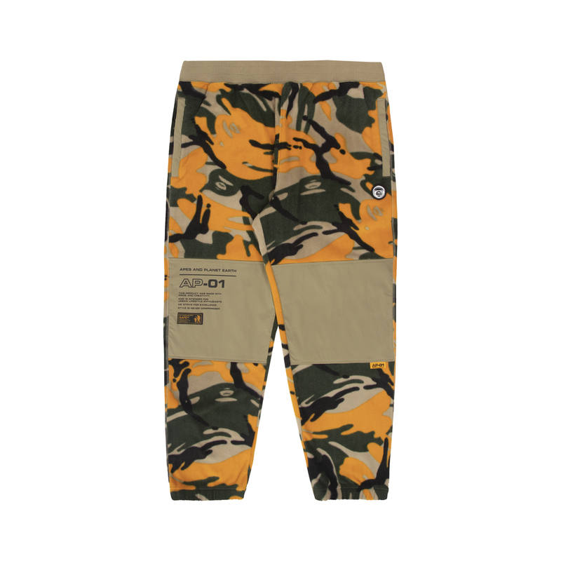 Aape Aape FW22 Casual Pants Men's Yellow