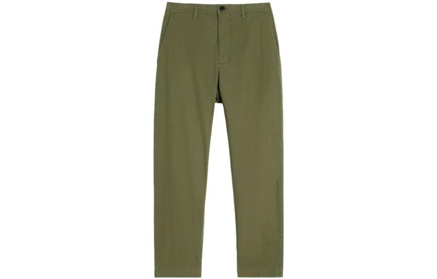 GAP Casual Pants Men's Army Green Moderate Straight Fit Pants