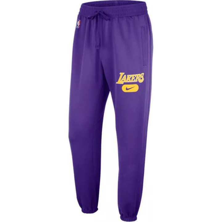 Nike Nike Nba Los Angeles Lakers Courtside Dri Fit Pants