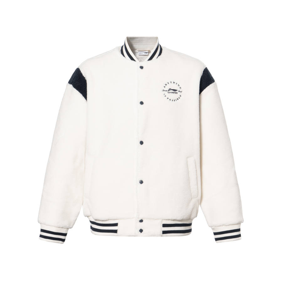 Li-Ning Li Ning Sports Lifestyle Collection Sports Trendy Collection Baseball Jacket Men's White