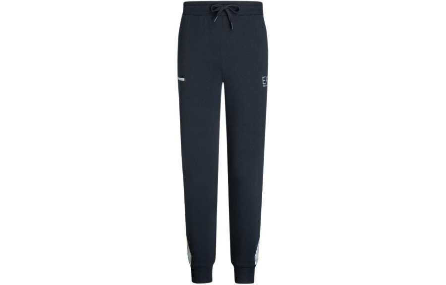 EMPORIO ARMANI EA7 SS24 Knitted Sweatpants Men's Dark Blue