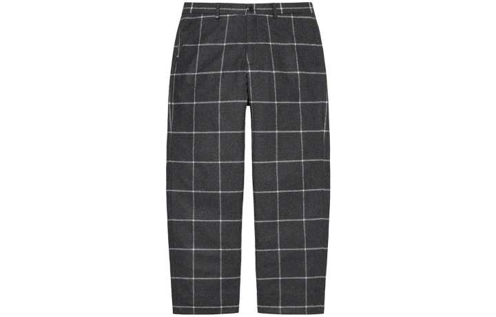 Supreme Supreme Windowpane Wool Trouser