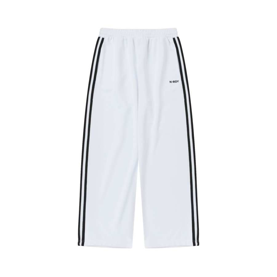 Nerdy Nerdy SS24 Knitted Sweatpants Unisex White