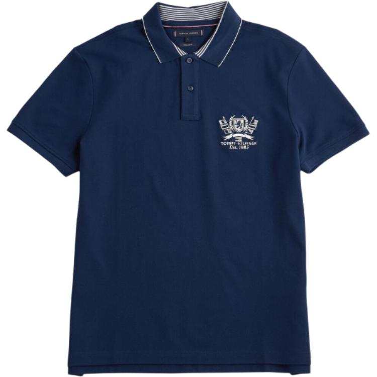Tommy Hilfiger Polo Shirt Men's Marine Blue