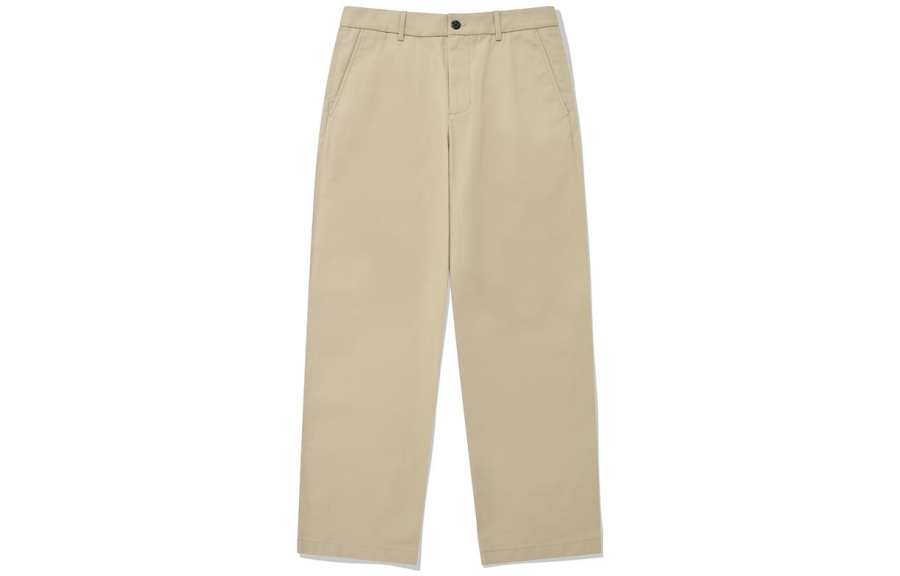 COVERNAT Casual Pants Men's Beige Moderate Straight Fit Pants