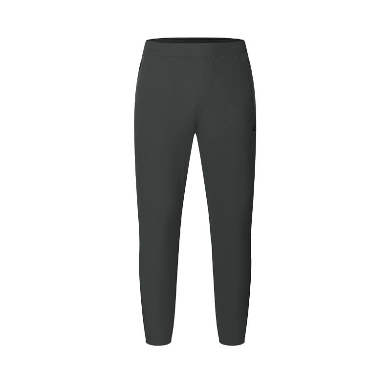 FILA Knitted Sweatpants Men's Dark Ink Gray Moderate Skinny Pants